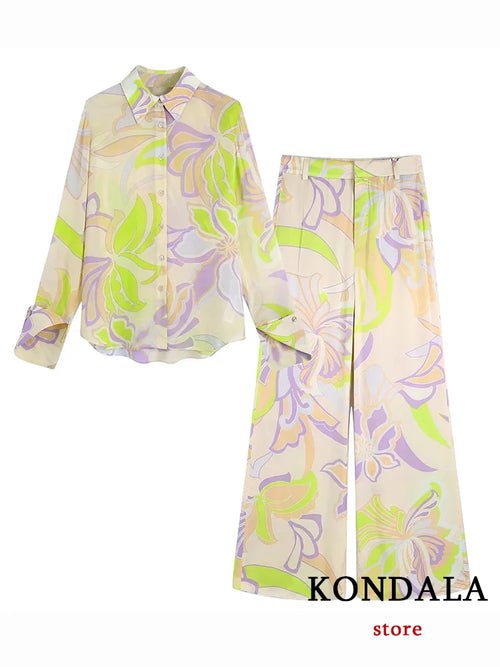 KONDALA Satin Costumes - Manches Longues - deslyshopping