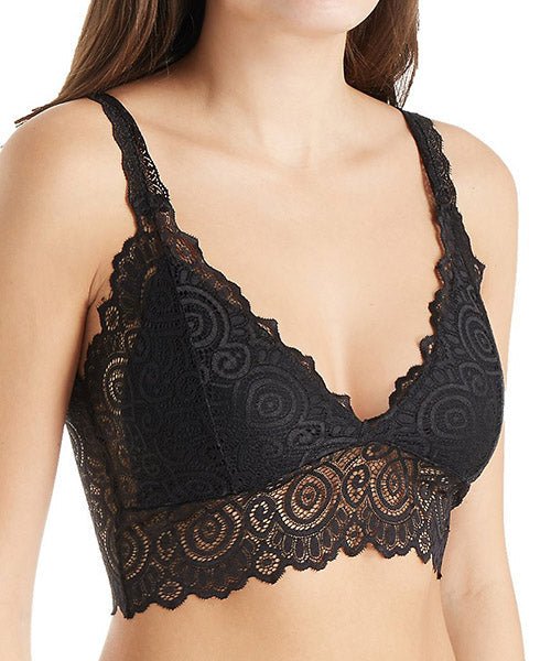 Lace V - Neck Bralette - deslyshopping