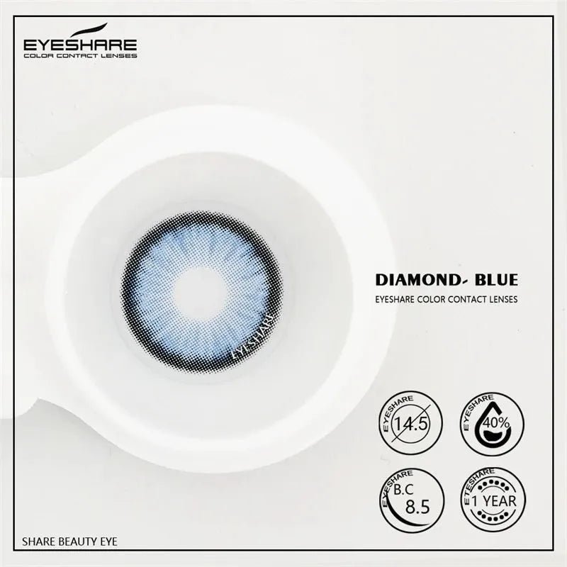 Lentilles annuelles confortables hydrogel - deslyshopping