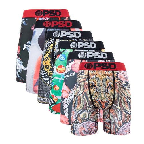 Lot de 6 Boxers Imprimés Tendance pour Hommes 🩳 - deslyshopping