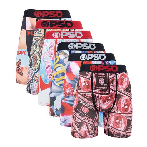 Lot de 6 Boxers Imprimés Tendance pour Hommes 🩳 - deslyshopping