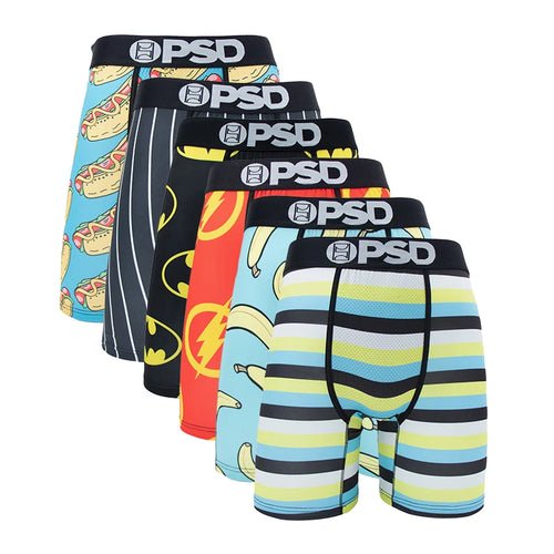Lot de 6 Boxers Imprimés Tendance pour Hommes 🩳 - deslyshopping