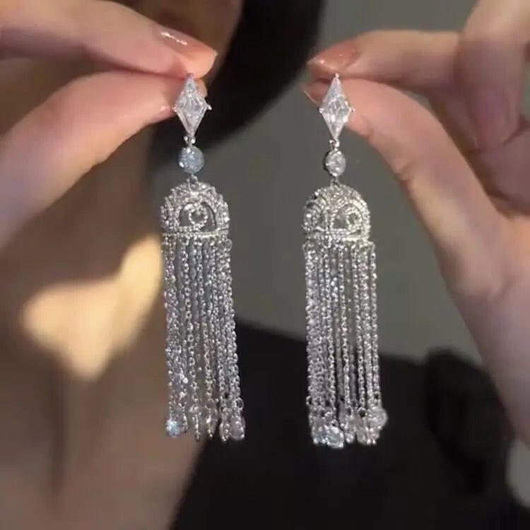 magnifiques Brincos en zircone cubique - deslyshopping