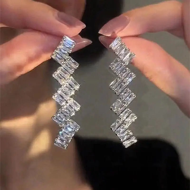 magnifiques Brincos en zircone cubique - deslyshopping