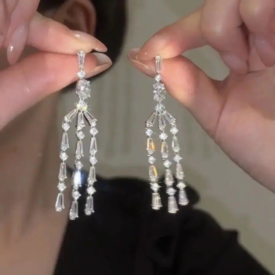 magnifiques Brincos en zircone cubique - deslyshopping