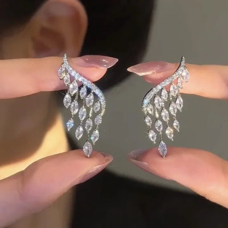 magnifiques Brincos en zircone cubique - deslyshopping
