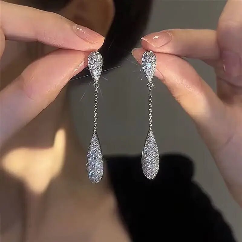 magnifiques Brincos en zircone cubique - deslyshopping