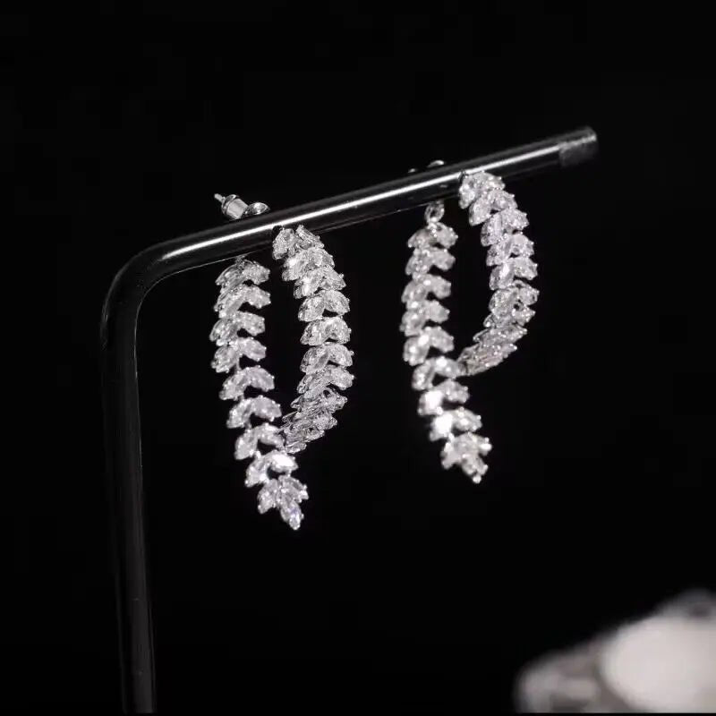 magnifiques Brincos en zircone cubique - deslyshopping