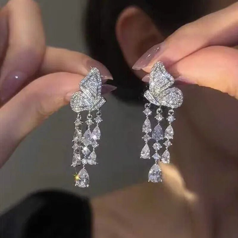 magnifiques Brincos en zircone cubique - deslyshopping