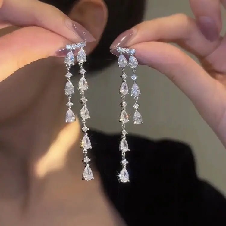 magnifiques Brincos en zircone cubique - deslyshopping