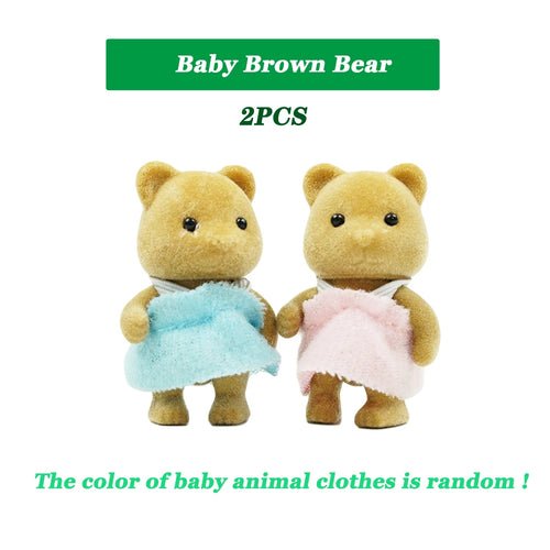 đĄ Maison de PoupĂ©e Ăchelle 1:12 - Famille d'Animaux de la ForĂȘt - deslyshopping