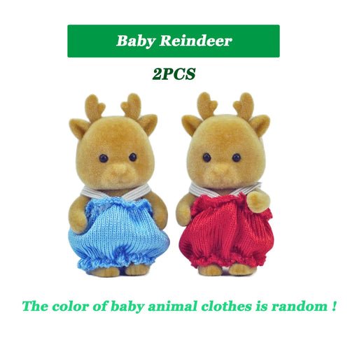 đĄ Maison de PoupĂ©e Ăchelle 1:12 - Famille d'Animaux de la ForĂȘt - deslyshopping