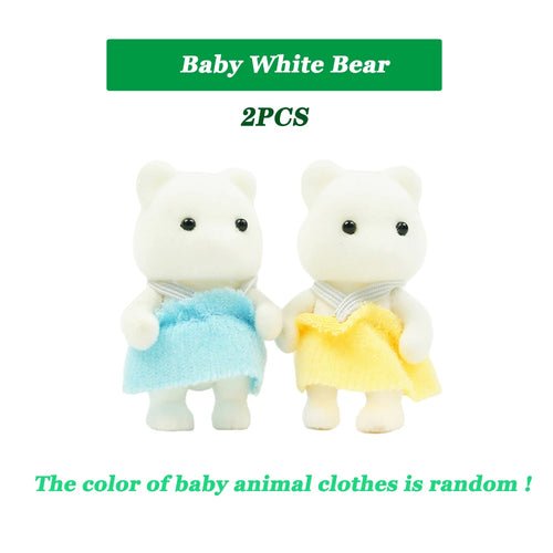 đĄ Maison de PoupĂ©e Ăchelle 1:12 - Famille d'Animaux de la ForĂȘt - deslyshopping
