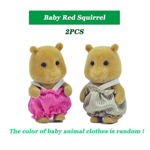 đĄ Maison de PoupĂ©e Ăchelle 1:12 - Famille d'Animaux de la ForĂȘt - deslyshopping