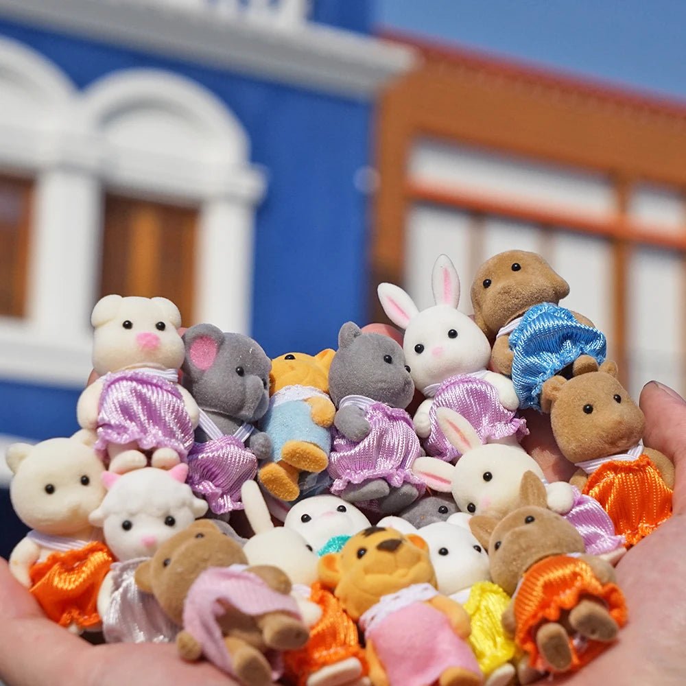 đĄ Maison de PoupĂ©e Ăchelle 1:12 - Famille d'Animaux de la ForĂȘt - deslyshopping