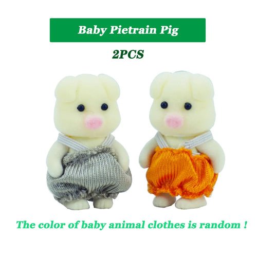 đĄ Maison de PoupĂ©e Ăchelle 1:12 - Famille d'Animaux de la ForĂȘt - deslyshopping