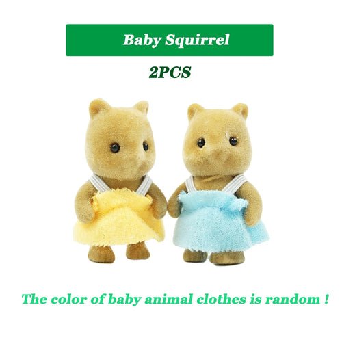 đĄ Maison de PoupĂ©e Ăchelle 1:12 - Famille d'Animaux de la ForĂȘt - deslyshopping