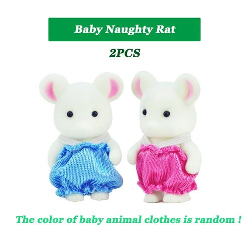 đĄ Maison de PoupĂ©e Ăchelle 1:12 - Famille d'Animaux de la ForĂȘt - deslyshopping