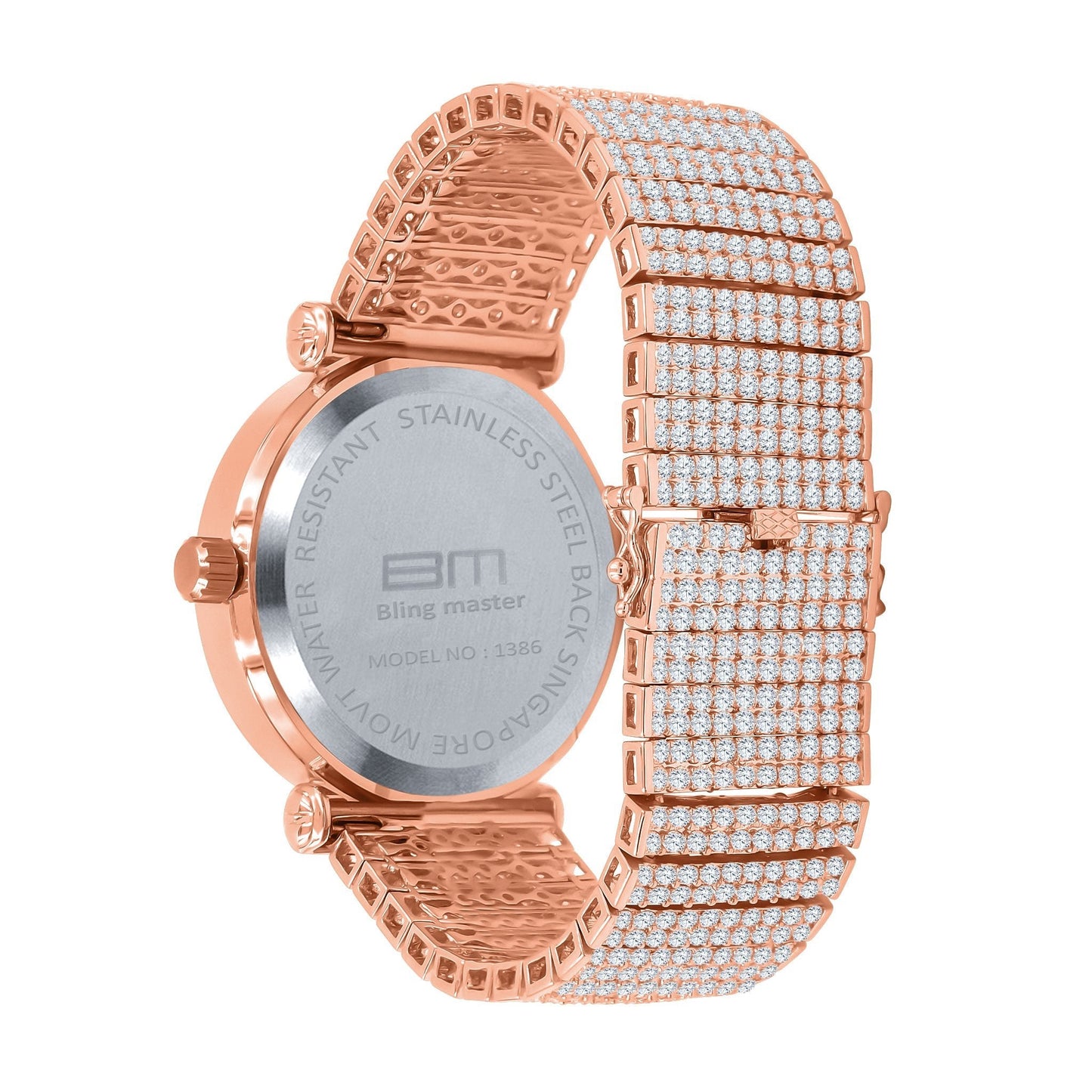 Montre FOXY Glacée – Élégance avec Pierres CZ 💎 51103433 - deslyshopping
