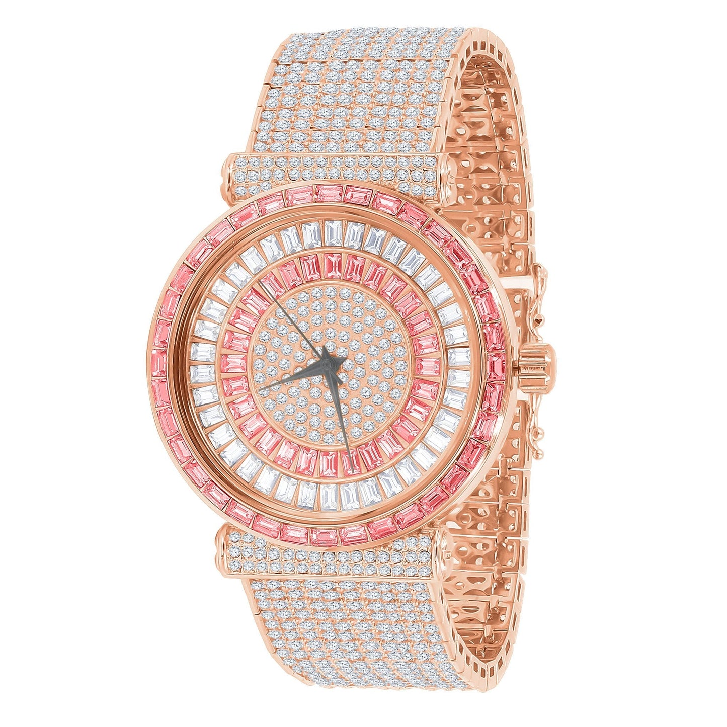 Montre FOXY Glacée – Élégance avec Pierres CZ 💎 51103433 - deslyshopping