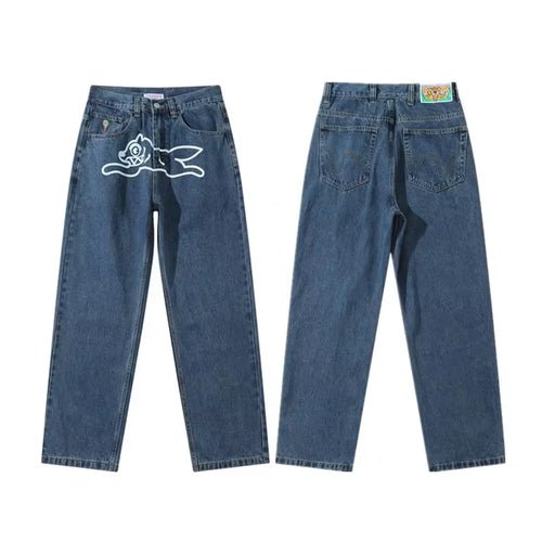 🐕 Pantalon Baggy Imprimé "Flying Dog" - deslyshopping