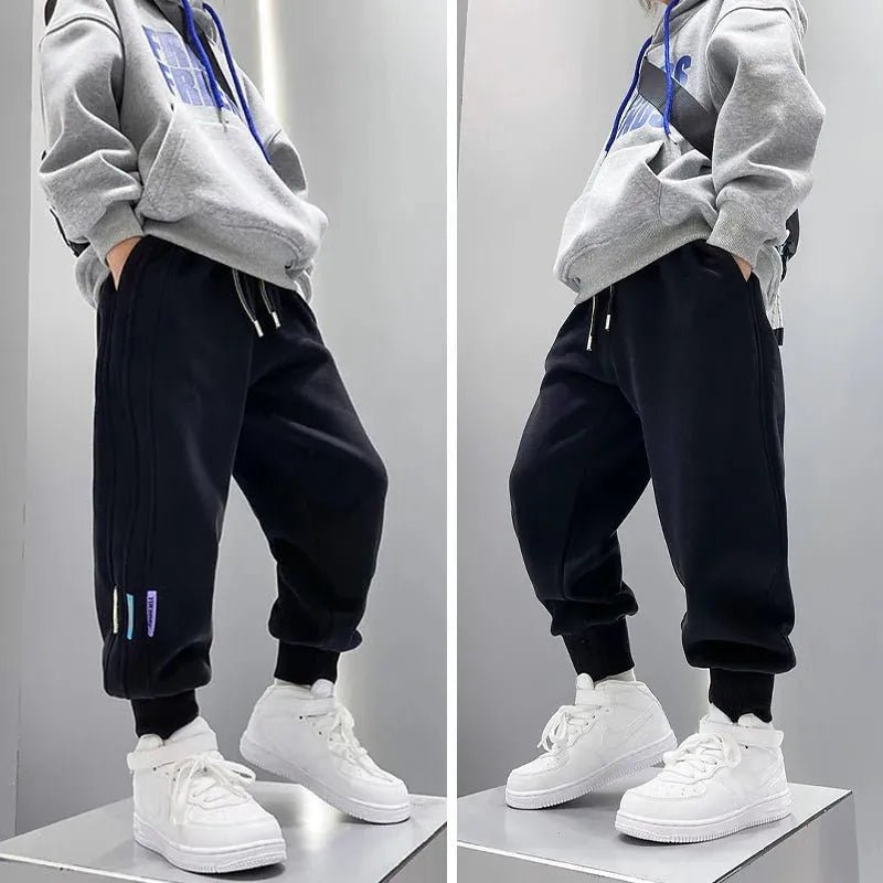 Pantalon Décontracté à Rayures pour Garçon - deslyshopping