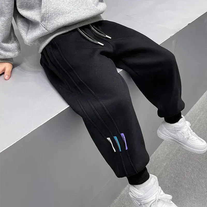 Pantalon Décontracté à Rayures pour Garçon - deslyshopping