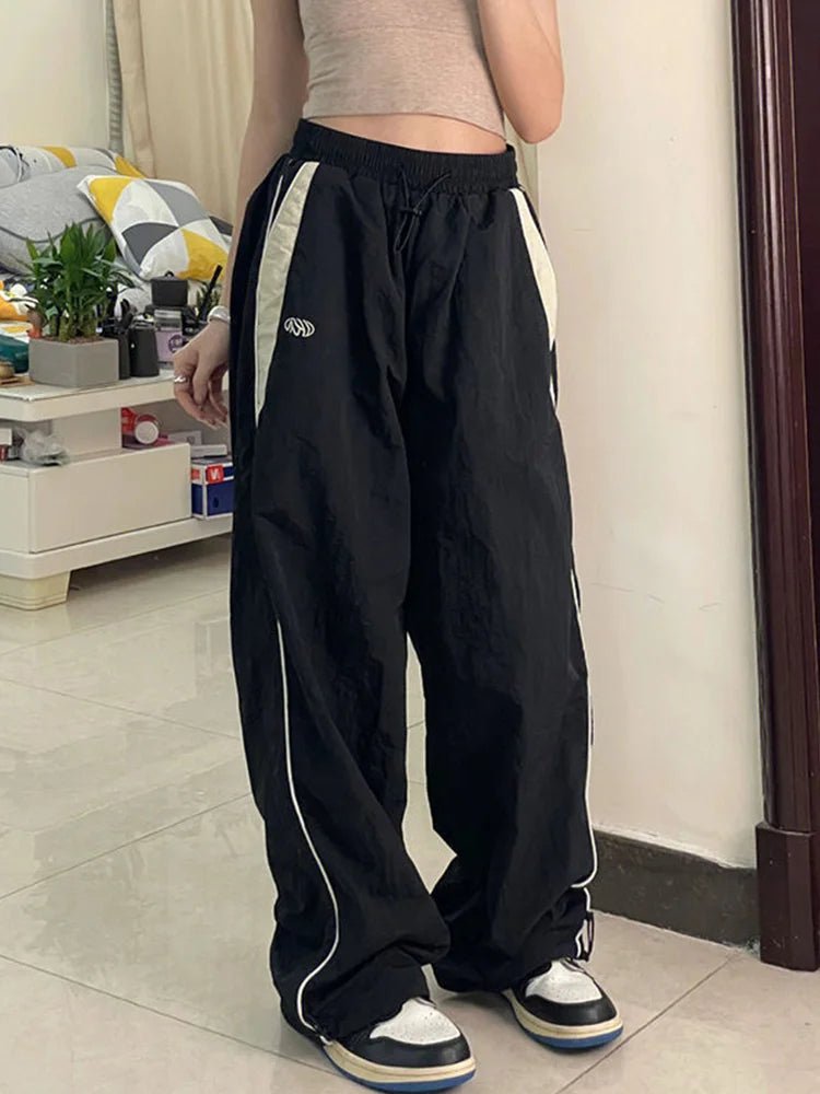 Pantalon Style Rétro, Couleur Unie, - deslyshopping