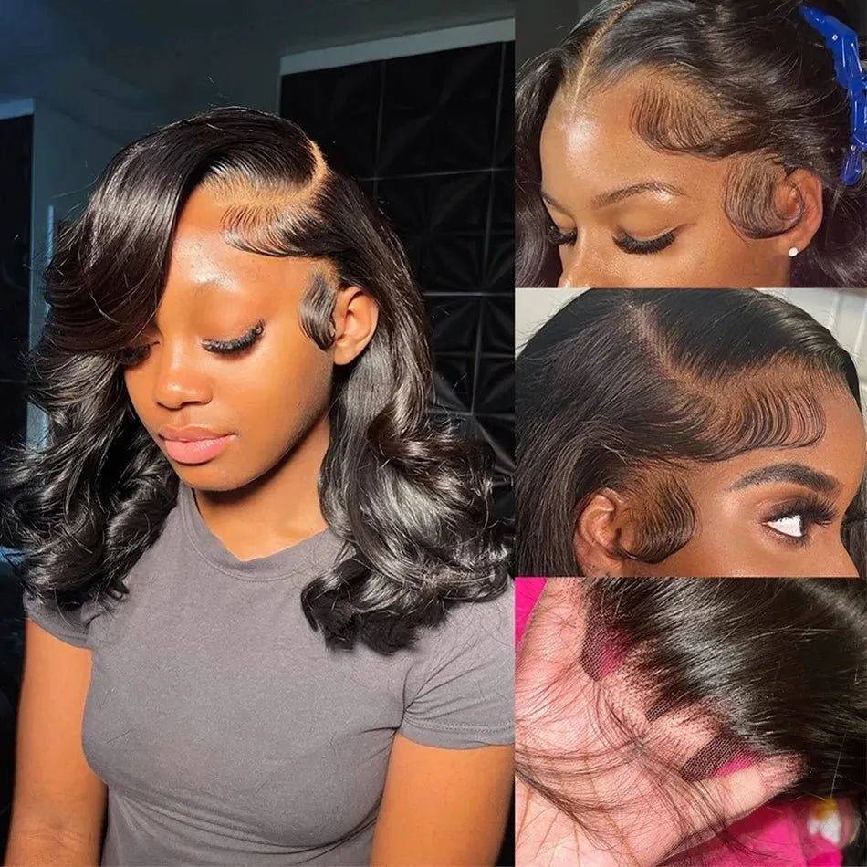 Perruque Body Wave Short Bob 13x4 - deslyshopping