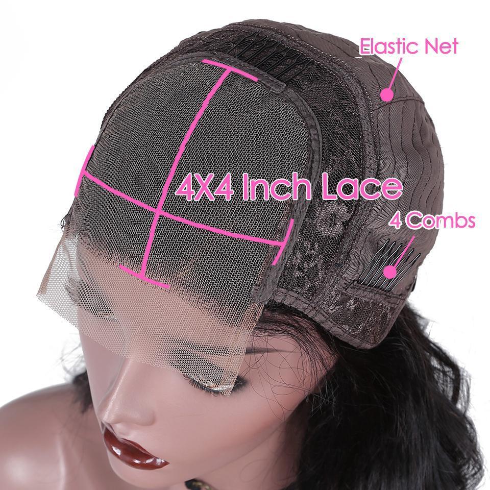 Perruque en Cheveux Humains Loose Wave Lace Frontal 10x10 - deslyshopping