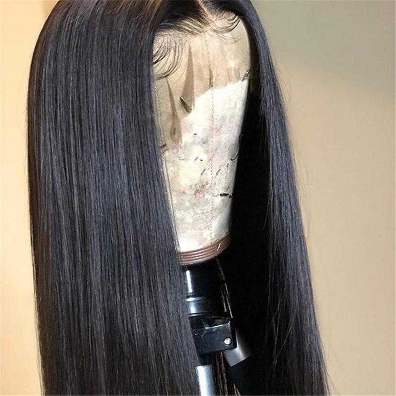 Perruque Full Lace Sans Colle – Noire Naturelle 1B, Longue & Lisse - deslyshopping