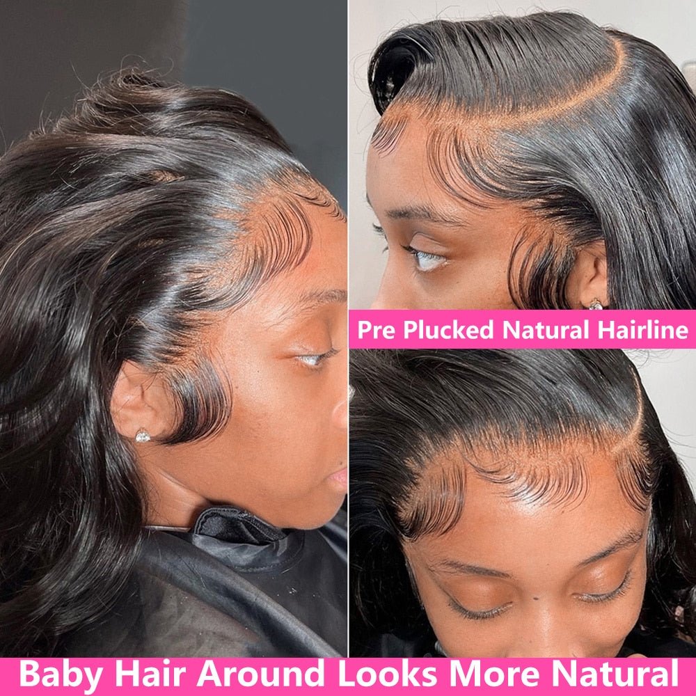 Perruque HD Lace Front Body Wave 40” – Cheveux Humains Brésiliens Remy - deslyshopping