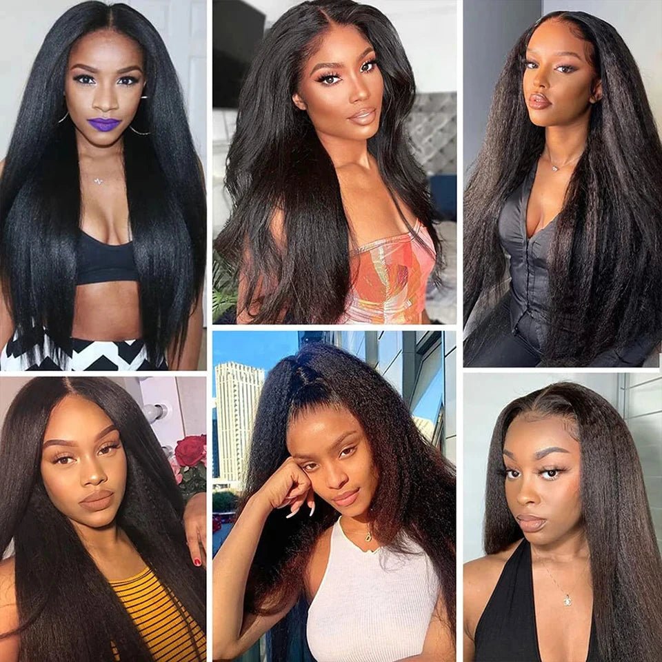 Perruque Lace Front Wig Lisse Crépue - deslyshopping