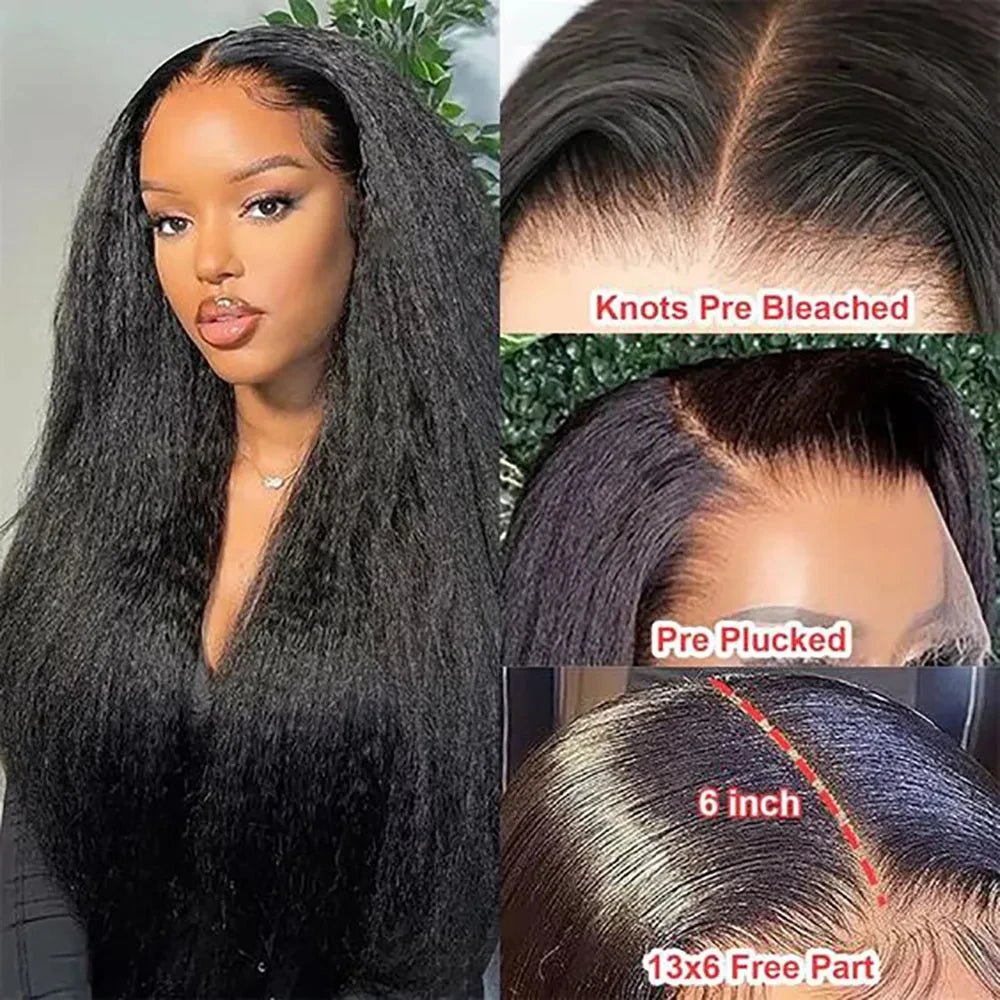 Perruque Lace Front Wig Lisse Crépue - deslyshopping