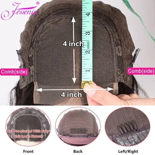 Perruque sans colle courte crépue bouclée - deslyshopping