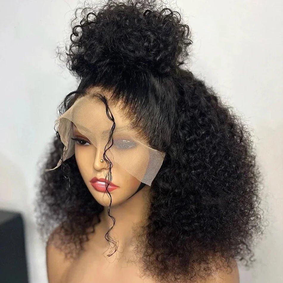 Perruque sans colle courte crépue bouclée - deslyshopping