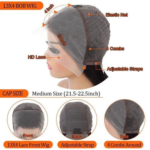 Perruque sans colle courte crépue bouclée - deslyshopping