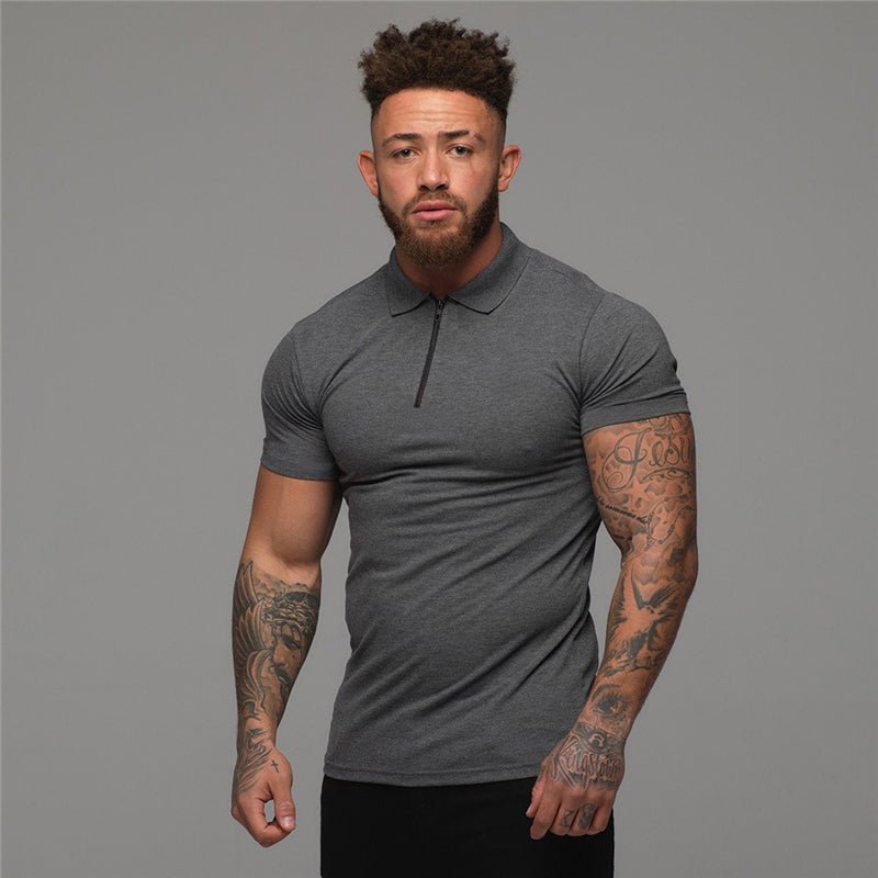 Polo Décontracté Muscleguys – Élégance & Confort - deslyshopping