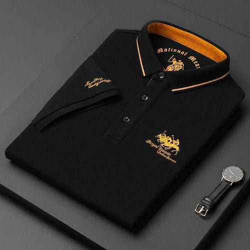 Polo d'Été Brodé à Manches Courtes pour Homme - deslyshopping