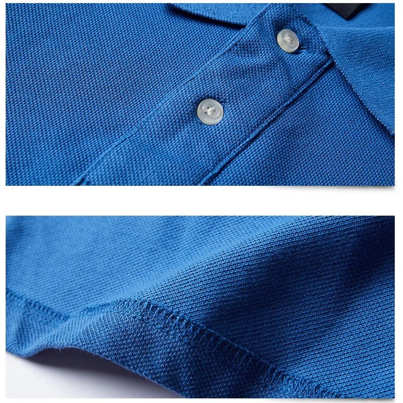 Polo en Coton pour Homme - Mode Affaires Automne - deslyshopping
