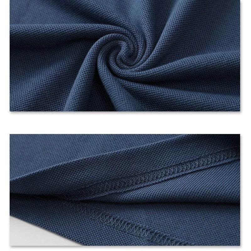Polo Homme à Rayures Été Décontracté – Coton Doux et Confortable 👕🌞 - deslyshopping