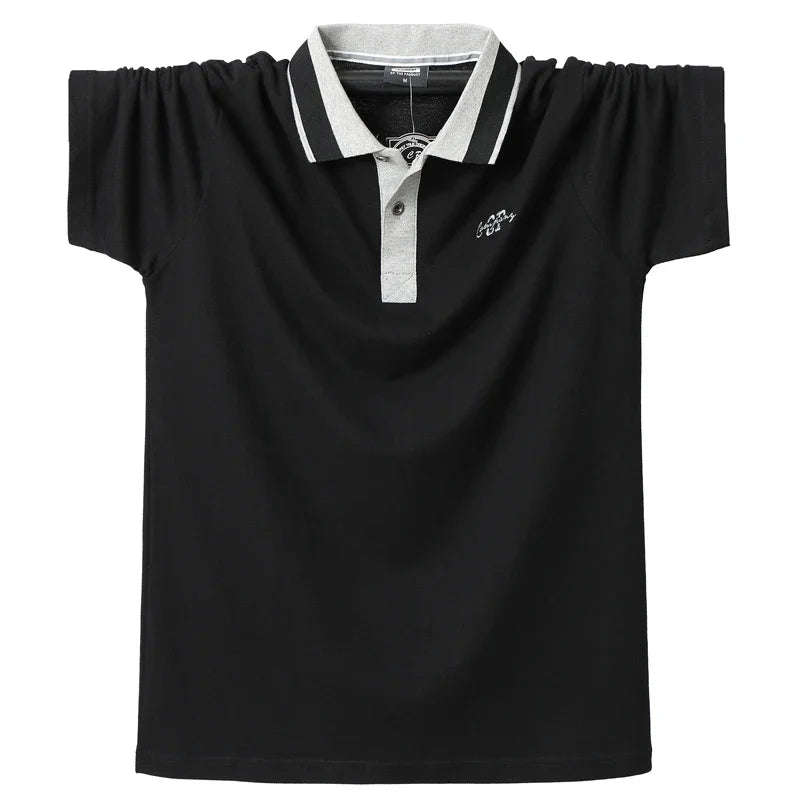Polo Homme à Rayures Été Décontracté – Coton Doux et Confortable 👕🌞 - deslyshopping