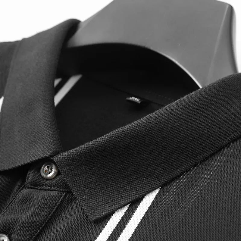 Polo Homme Luxe 96% Coton – Taille Plus Été 2024 👕✨ - deslyshopping