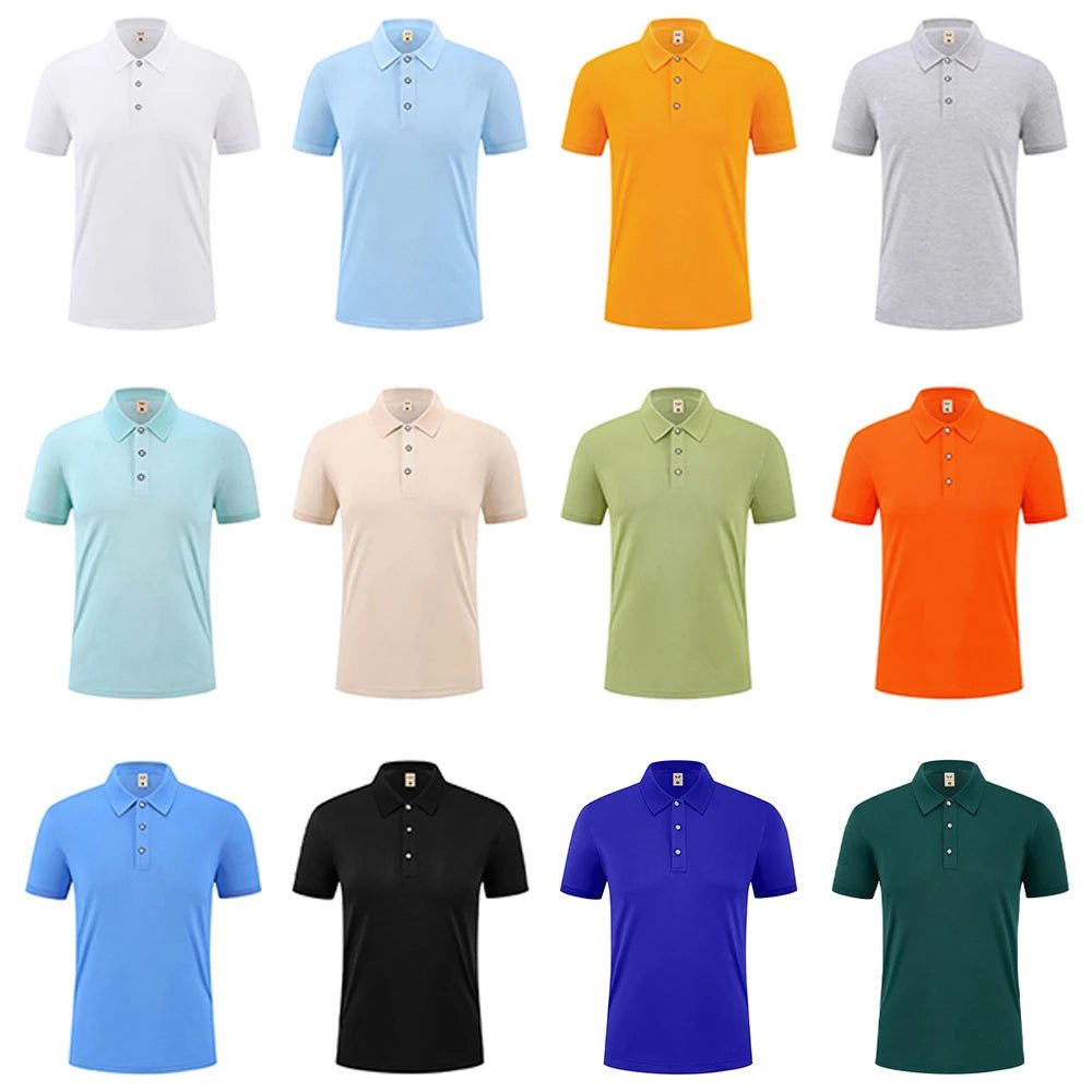Polo Uni Respirant à Manches Courtes pour l'Été 🌞👕 - deslyshopping