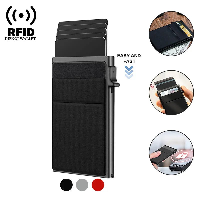 Porte - cartes de Crédit RFID pour Homme - deslyshopping