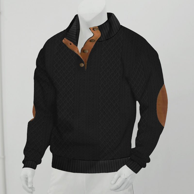 Pull Col Montant, Épissé - deslyshopping