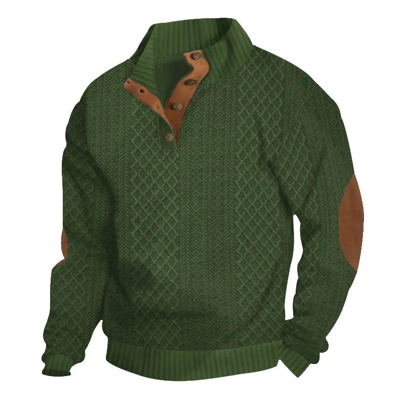 Pull Col Montant, Épissé - deslyshopping