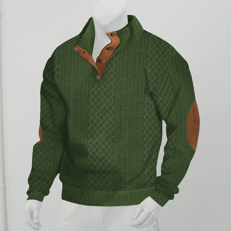 Pull Col Montant, Épissé - deslyshopping