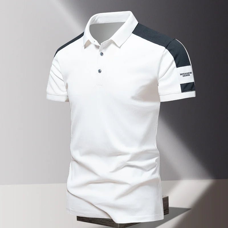 đ Pull d'ĂtĂ© Homme Ă Col Rabattu & Manches Courtes - deslyshopping