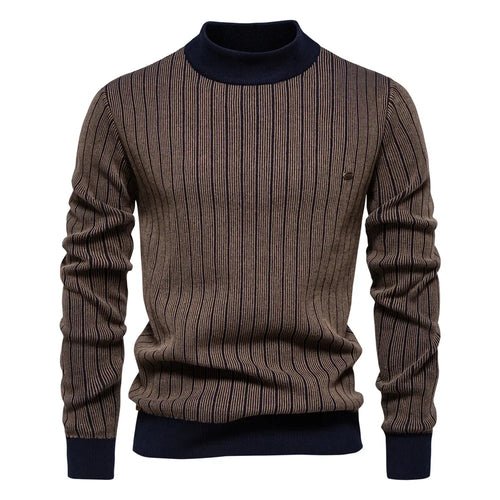 🔥 Pull Homme Automne - Hiver – Col Mi - Haut - deslyshopping